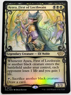 MTG Ayara, First of Locthwain Foil - March of the Machine NM - Image 1