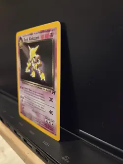 Dark Alakazam Holo 1/82 Team Rocket Vintage Pokemon Card TCG WOTC Rare - Image 4