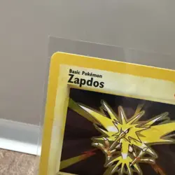 NM, RAW Pokemon ZAPDOS Base Set 16/102 * Holo Foil RARE - Image 4