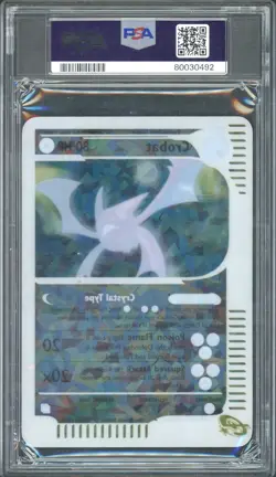 2003 Pokemon Skyridge Crobat Box Topper #10 PSA 9 - Image 2