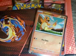 Pokemon TCG Ascended Heroes Tech Sticker Collection Charmander Promo In Hand - Image 3