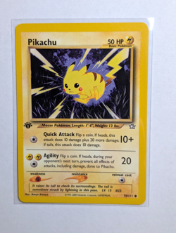 Pikachu 70/111 1st Edition Neo Genesis Pokemon 2000 - Image 1
