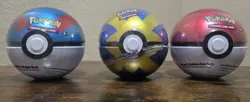 POKEMON TCG POKE BALL TIN - SET OF 3 NEW/SEALED - G18 C19 D19 - Image 3