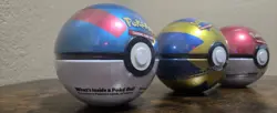 POKEMON TCG POKE BALL TIN - SET OF 3 NEW/SEALED - G18 C19 D19 - Image 4