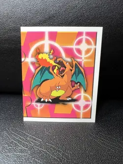 Series 1 Topps Merlin Pokemon Sticker 1999 Charizard #180 Pack Fresh - Image 1