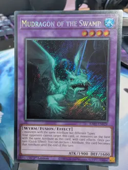 YuGiOh! Mudragon of the Swamp RA01-EN028 Secret Rare 1st Ed - Image 1