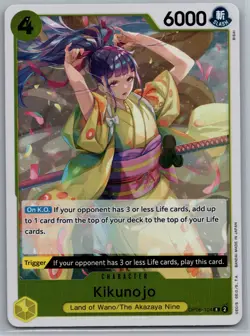 One Piece TCG Kikunojo (104) OP06-104 Wings of the Captain Foil - Image 1