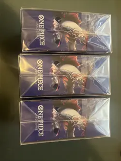 3x One Piece TCG OP-14 The Azure Sea's Seven Double Pack Set Vol. 9 NEW SEALED - Image 4