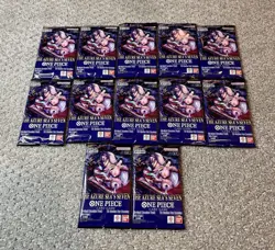 One Piece TCG Lot of 12 OP-14 the azure sea’s seven Loose Packs - Image 1