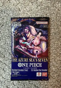 One Piece TCG Lot of 12 OP-14 the azure sea’s seven Loose Packs - Image 3
