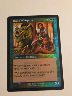 Beast Whisperer FOIL X1 MTG 30th Anniversary Promo Retro Border - Image 1