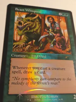 Beast Whisperer FOIL X1 MTG 30th Anniversary Promo Retro Border - Image 2
