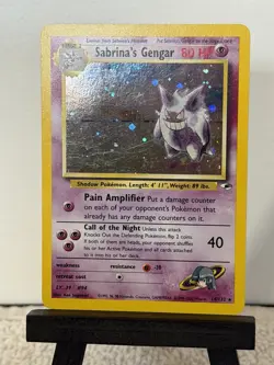 Sabrina's Gengar 014/132 Gym Heroes Holo Pokemon TCG - Image 1