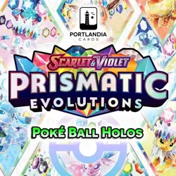 Pokemon - Prismatic Evolutions - Poke Ball Holo Cards - Scarlet & Violet Singles - Image 1