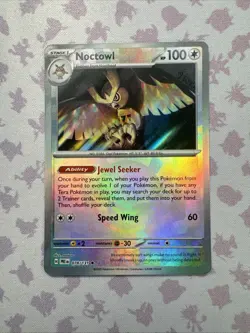 Noctowl 078/131 PokeBall Reverse Holo Prismatic Evolutions Pokemon TCG NM - Image 1