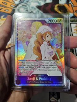Sanji & Pudding EB02-035 Extra Booster: Anime 25th Collection Foil - Image 1