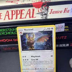 Noctowl ~ SWSH027 ~ Cosmos Holo Swirl ~ PROMO ~ Light PLAY ~ Pokemon Card - Image 2