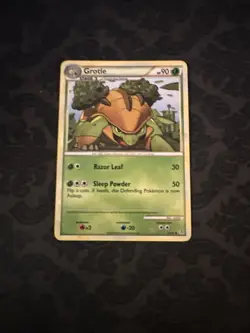 Pokemon Card HS Unleashed Single Card Uncommon Grotle 31/95 - Image 1
