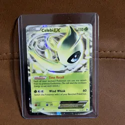 Pokemon Celebi EX 9/149 Boundaries Crossed Ultra Rare Full Art Holo Card - Image 1