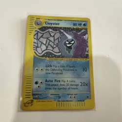Pokemon TCG Cloyster Expedition Base Set Holo Rare Card 8/165 - Image 2