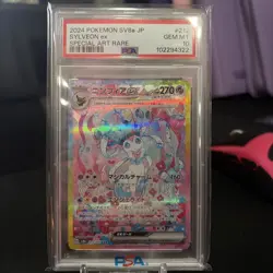 PSA 10 Sylveon ex SAR 212/187 sv8a Terastal Festival Japanese 2024 Pokemon Card - Image 1