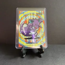 Pokemon Topps TV Animation Series 2 (Blue Logo) #34 Nidoking Stick-on - Image 2