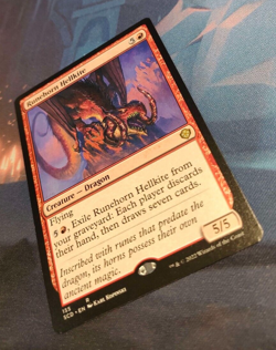 Runehorn Hellkite - Starter Commander Decks - Rare - NM (see pics) MTG - Image 3