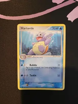 Pokemon Wartortle 42/100 EX Crystal Guardians Regular LP Condition - Image 1
