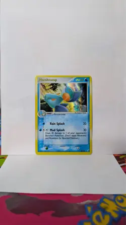 Pokemon TCG Marshtomp Reverse Holo EX Crystal Guardians 24/100 2006 NM - Image 3