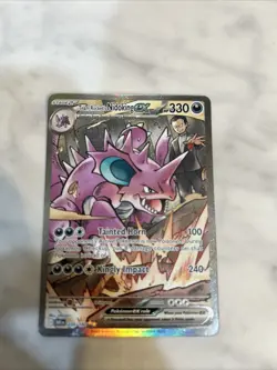 Pokemon TCG Team Rockets Nidoking EX 233/182 Destined Rivals - Image 1