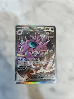 Pokemon TCG Team Rockets Nidoking EX 233/182 Destined Rivals - Image 3