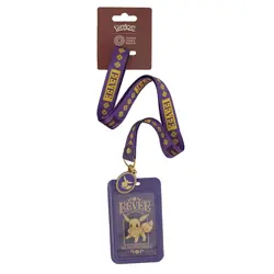 Pokemon x Natural History Museum - Eevee Card Lanyard - Purple & Gold - IN HAND - Image 1