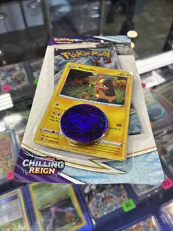 New Pokemon Holo Morpeko Chilling Reign Blister Pack + Coin - Image 5