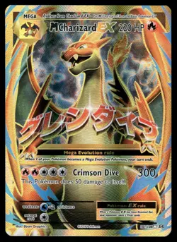 2016 Pokemon M CHARIZARD EX 101/108 FULL ART HOLO RARE XY EVOLUTIONS NM - Image 1