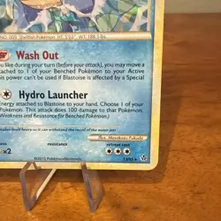 Pokemon TCG Blastoise 13/95 Pokemon Unleashed Cracked Ice Holo NM - Image 4