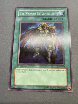 Yu-Gi-Oh! THE WARRIOR RETURNING ALIVE Rare 1st Edition LOD-030 HP - Image 1