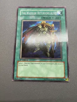 Yu-Gi-Oh! THE WARRIOR RETURNING ALIVE Rare 1st Edition LOD-030 HP - Image 1
