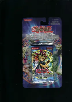 1996 YU GI OH LEGACY OF DARKNESS BLISTER PACK ENGLISH EDITION - Image 1