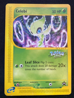 Celebi 50/53 Wotc Black Star Promo Pokemon LP - Image 1