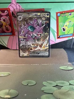 Pokemon TCG Team Rockets Nidoking EX 233/182 Destined Rivals NM! - Image 1