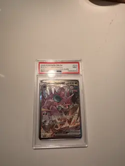 Pokemon TCG Team Rockets Nidoking EX Sir 233/182 PSA9 Destined Rivals - Image 1