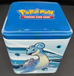 2022 Pokemon TCG Stacking Tin Factory Sealed - Water Type - 3 Packs - Image 2