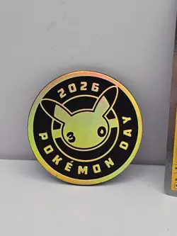 Pikachu 051 /162 Stamped 2026 Pokemon Day 30 Promo TCG With Coin - Image 3