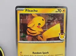 Pikachu 051 /162 Stamped 2026 Pokemon Day 30 Promo TCG With Coin - Image 4