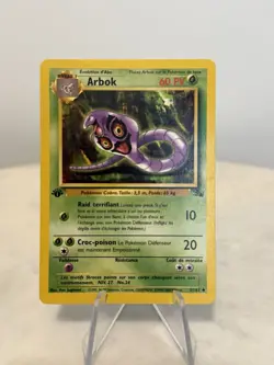 Pokemon TCG Arbok Card 31/62 1st Edition Fossil - Image 1