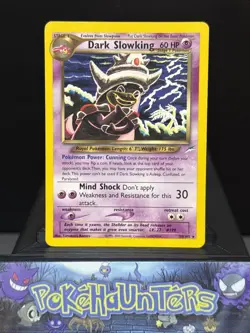 Pokemon Card Dark Slowking 20/105 Neo Destiny Set WOTC Played 2 - Image 1