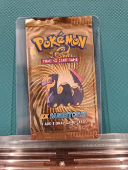 Pokemon EX Sandstorm Seviper Empty Wrapper (No Cards) - Image 1
