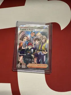 Pokemon TCG Trainer Friends in Paldea Ultra Rare Holo Card 137/131 Prismatic - Image 1