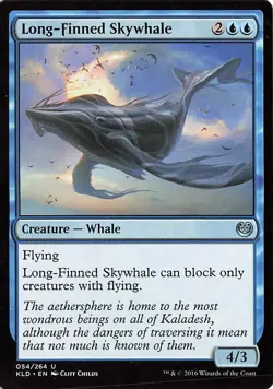 Long-Finned Skywhale Kaladesh #54 Uncommon - Image 1