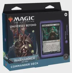 MTG Magic The Gathering Warhammer 40,000 Necron Dynasties SEALED Commander Deck - Image 1